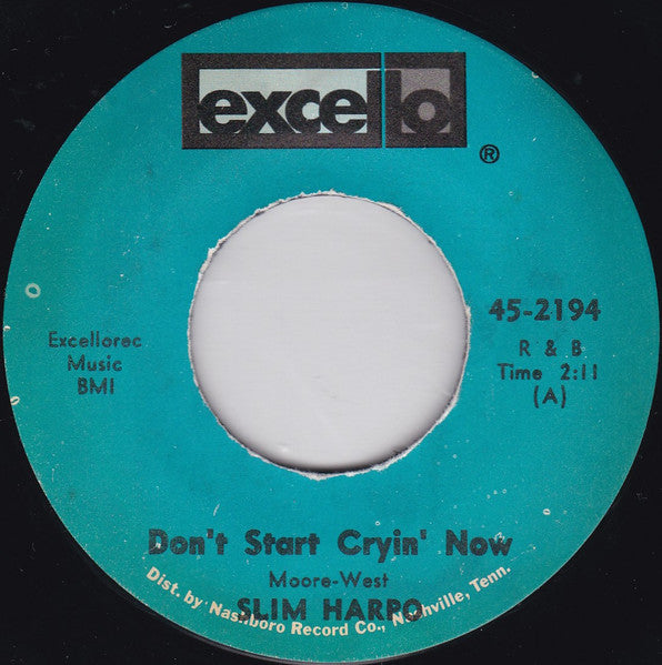 Slim Harpo : Don't Start Cryin' Now / Rainin' In My Heart (7", Single, RE)