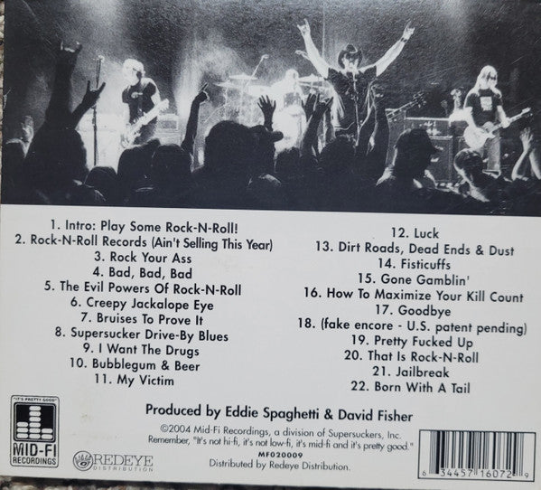 Supersuckers : Mid-Fi Field Recordings Vol. 2: Live At The Magic Bag, Ferndale, Michigan (CD, Album)