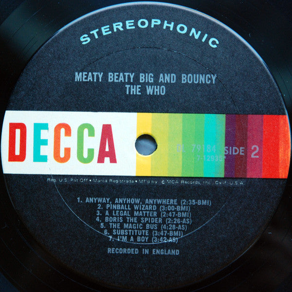 The Who : Meaty Beaty Big And Bouncy (LP, Comp, RP, Ter)