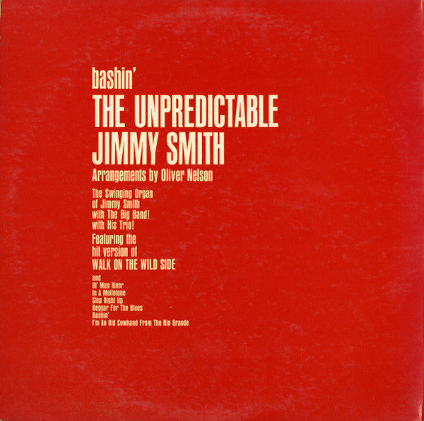 Jimmy Smith : Bashin' (LP, Album, Mono)
