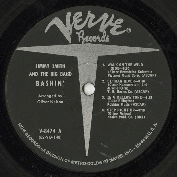 Jimmy Smith : Bashin' (LP, Album, Mono)