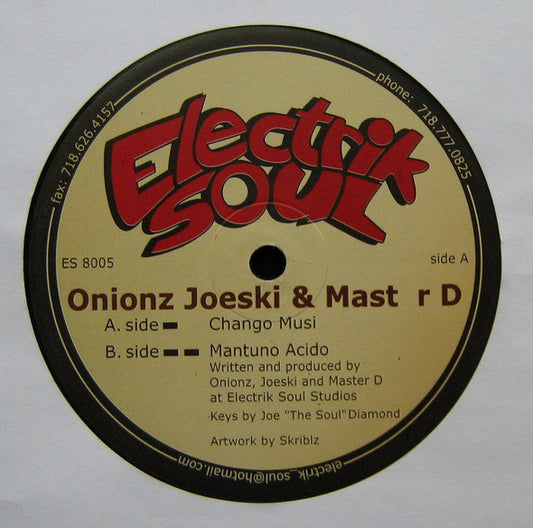 Onionz, Joeski & Master D : Chango Musi (12")