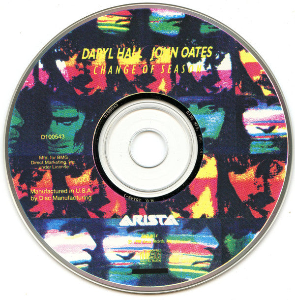 Daryl Hall & John Oates : Change Of Season (CD, Album, Club)