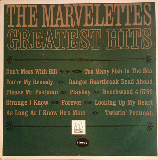 The Marvelettes : Greatest Hits (LP, Comp, RE)
