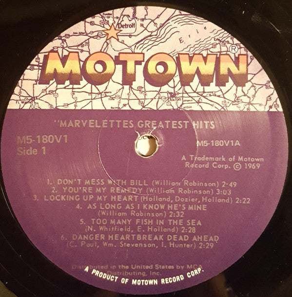 The Marvelettes : Greatest Hits (LP, Comp, RE)