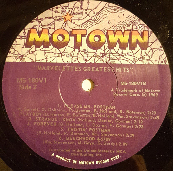 The Marvelettes : Greatest Hits (LP, Comp, RE)