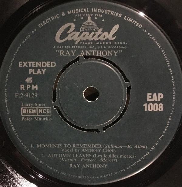 Ray Anthony : The Longest Walk (7", EP)