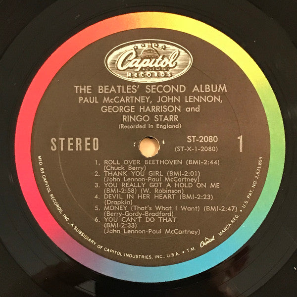 The Beatles : The Beatles' Second Album (LP, Album, RE, San)