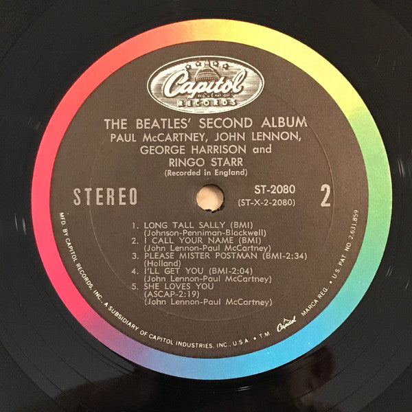 The Beatles : The Beatles' Second Album (LP, Album, RE, San)