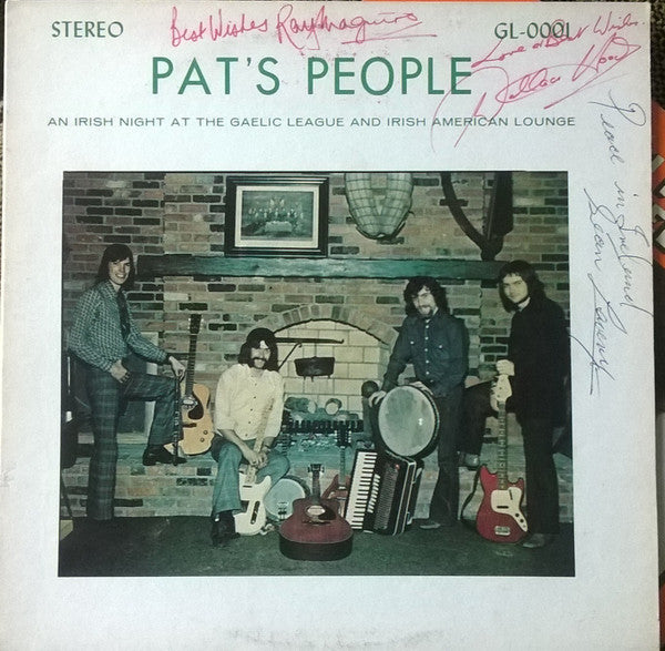 Pat's People : An Irish Night At The Gaelic League And Irish American Lounge (LP, Album)