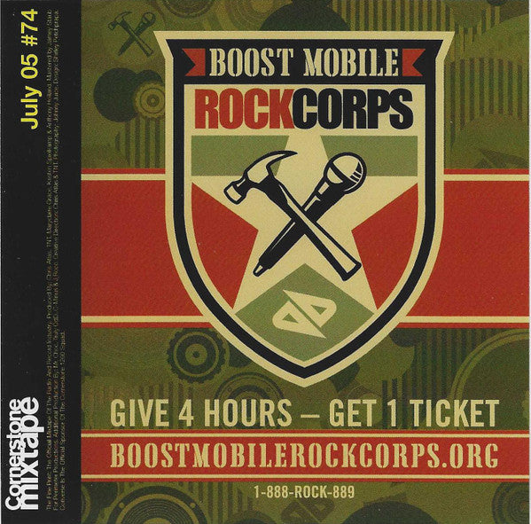 Fantastik 4our : Truly Odd, J Rocc, Mr. Choc & C-Minus, Various : Cornerstone Mixtape: July 05/#74 - Fantastik Radio Edition (CD, Mixed, Mixtape, Promo + CD, Promo)