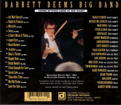 Barrett Deems Big Band : How D'You Like It So Far? (CD, Album)