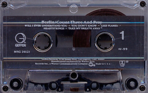 Berlin : Count Three & Pray (Cass, Album)