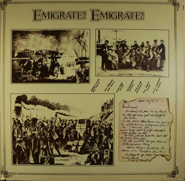 The Irish Rovers : Emigrate! Emigrate! (LP, Album)