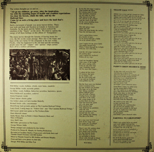 The Irish Rovers : Emigrate! Emigrate! (LP, Album)
