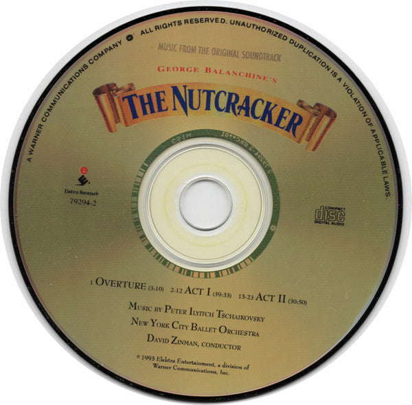 George Balanchine, Tschaikovski*, New York City Ballet Orchestra, David Zinman : George Balanchine's The Nutcracker - Music From The Original Soundtrack (CD, Album)