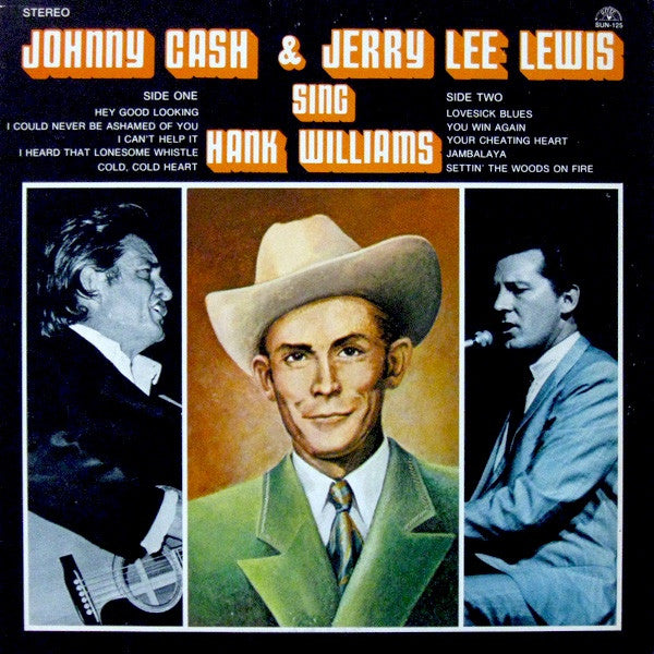 Johnny Cash & Jerry Lee Lewis : Johnny Cash & Jerry Lee Lewis Sing Hank Williams (LP, Comp)