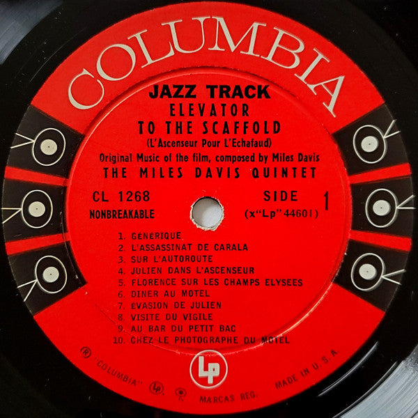 Miles Davis : Jazz Track (LP, Mono)