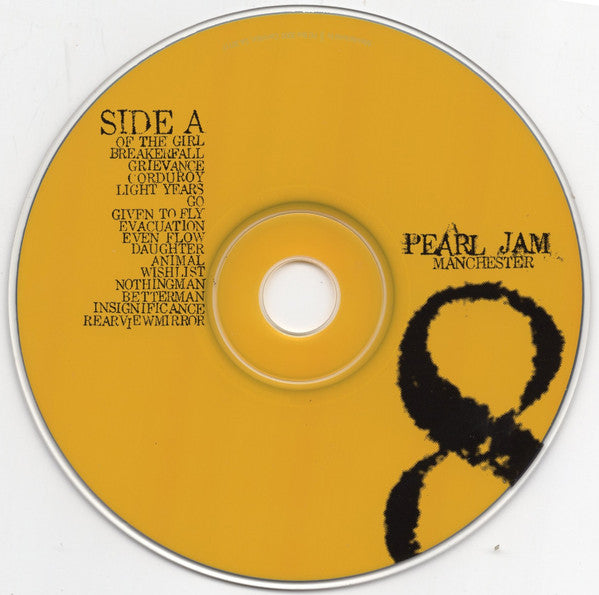 Pearl Jam : 04 6 00 - Manchester Evening News Arena - Manchester, England (2xCD, Album, Tour)