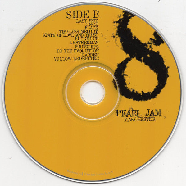 Pearl Jam : 04 6 00 - Manchester Evening News Arena - Manchester, England (2xCD, Album, Tour)