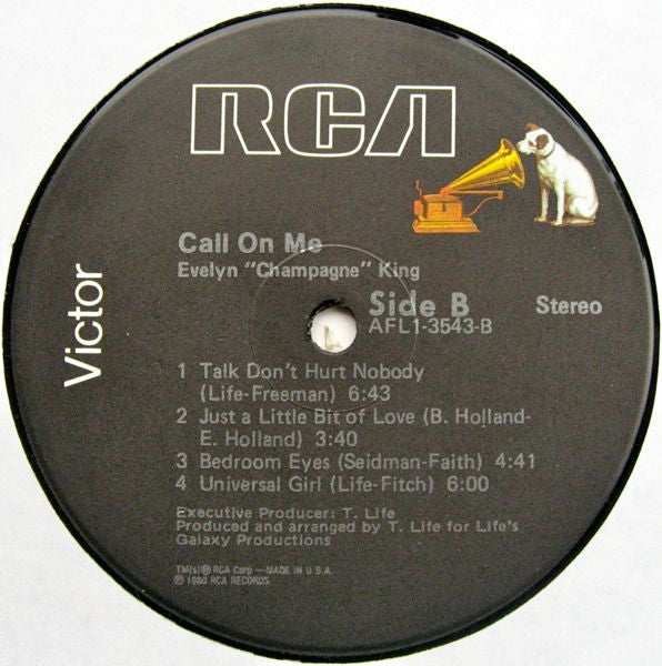 Evelyn King : Call On Me (LP, Album, Ind)