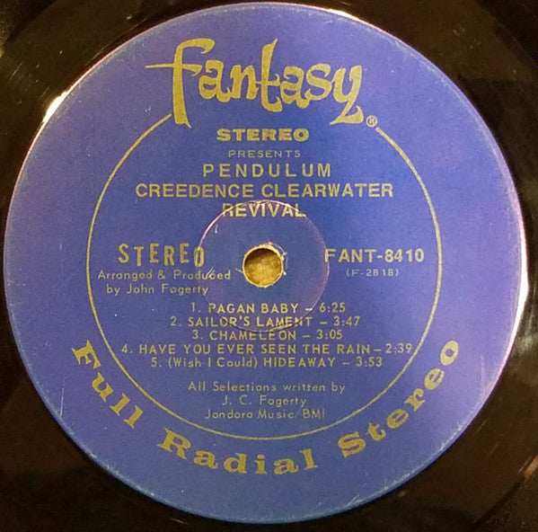 Creedence Clearwater Revival : Pendulum (LP, Album, Gat)