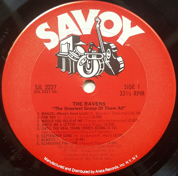 The Ravens (2) : The Greatest Group Of Them All (2xLP, Comp, Gat)