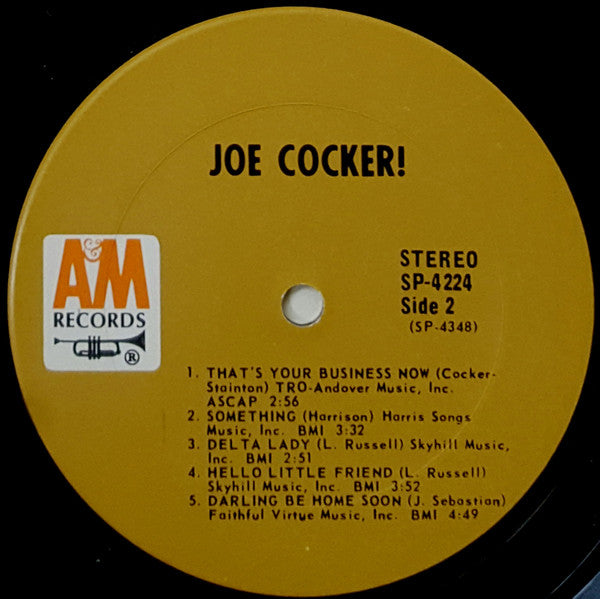 Joe Cocker : Joe Cocker! (LP, Album, RP)