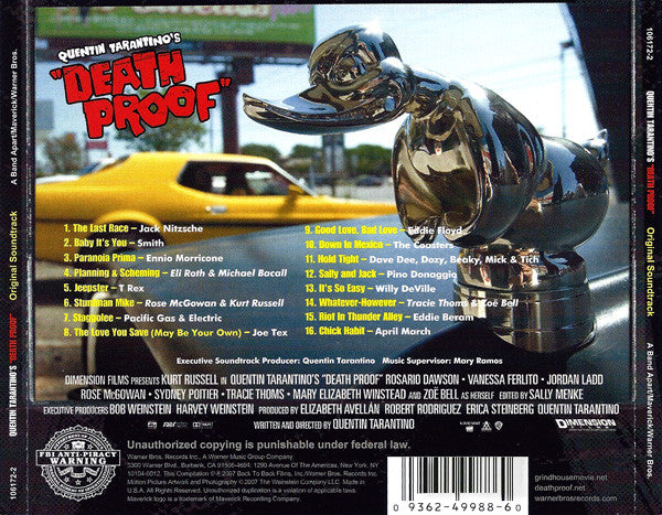 Various : Quentin Tarantino's "Death Proof" (Original Soundtrack) (CD, Album, Comp)