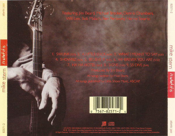 Mike Stern : Is What It Is (CD, Album)