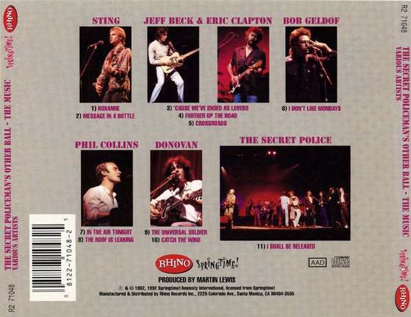 Various : The Secret Policeman's Other Ball - The Music (CD, Album, RE, RM)