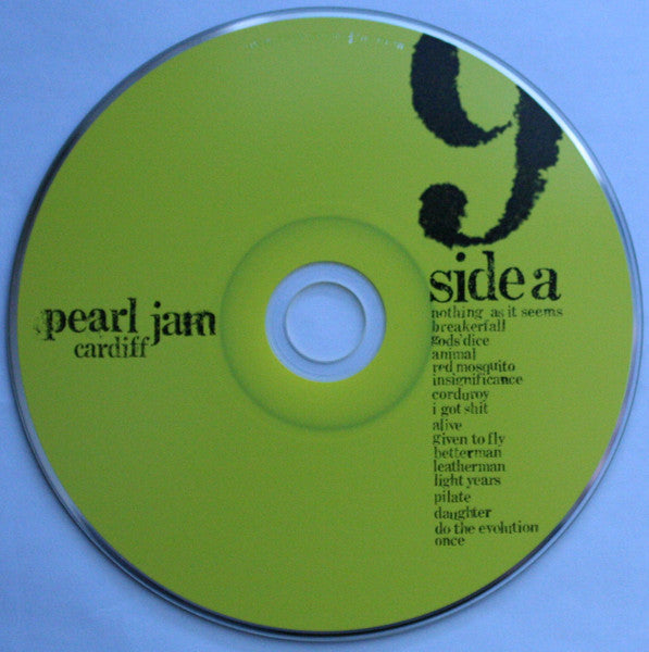 Pearl Jam : 06 6 00 - Cardiff International Arena - Cardiff, Wales (2xCD, Album, Tour)