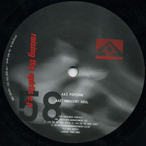 Access 58 : Raising The Spirits E.P. (12", EP)