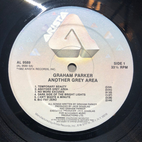 Graham Parker : Another Grey Area (LP, Album)