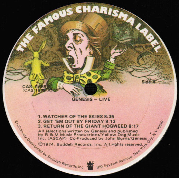 Genesis : Live (LP, Album, MP, SON)