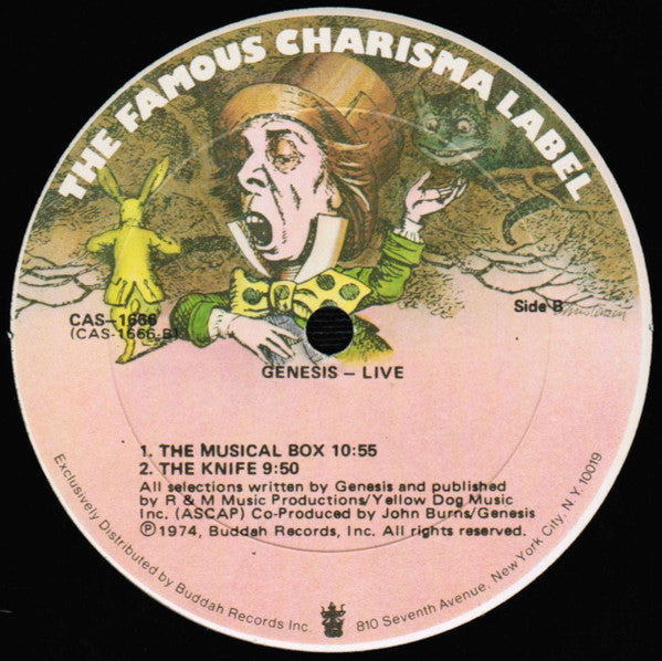 Genesis : Live (LP, Album, MP, SON)