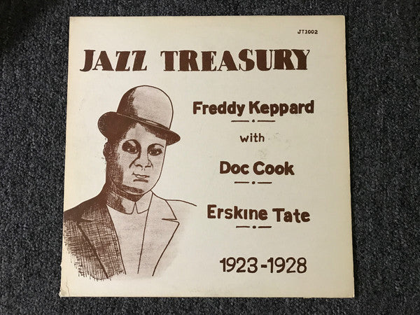 Freddie Keppard, Erskine Tate's Vendome Orchestra, Doc Cook And His 14 Doctors Of Syncopation : Freddy Keppard with Doc Cook and his Dreamland Orchestra (LP, Comp)