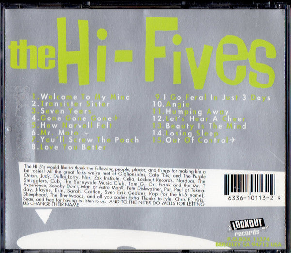 The Hi-Fives : Welcome To My Mind (CD, Album)