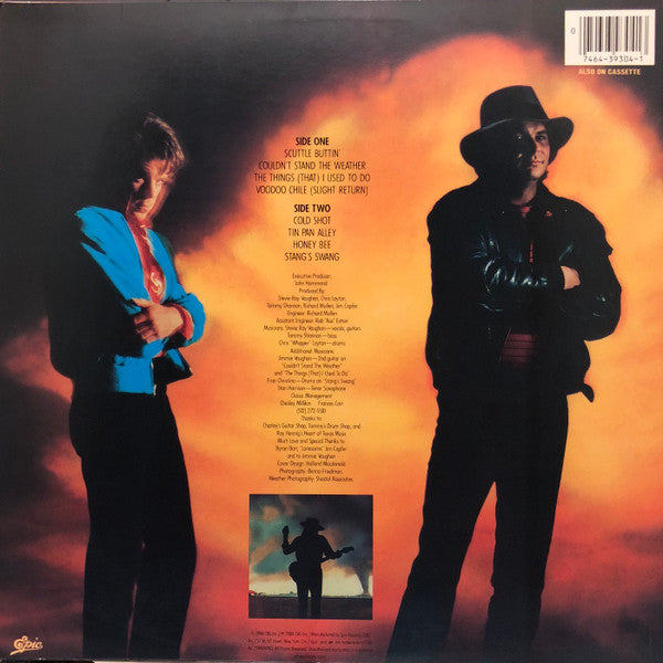 Stevie Ray Vaughan And Double Trouble* : Couldn't Stand The Weather (LP, Album, Pit)