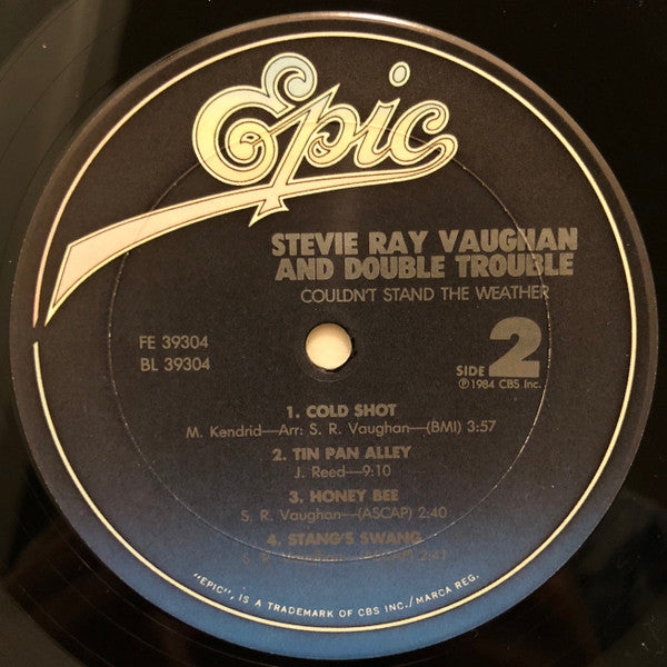 Stevie Ray Vaughan And Double Trouble* : Couldn't Stand The Weather (LP, Album, Pit)