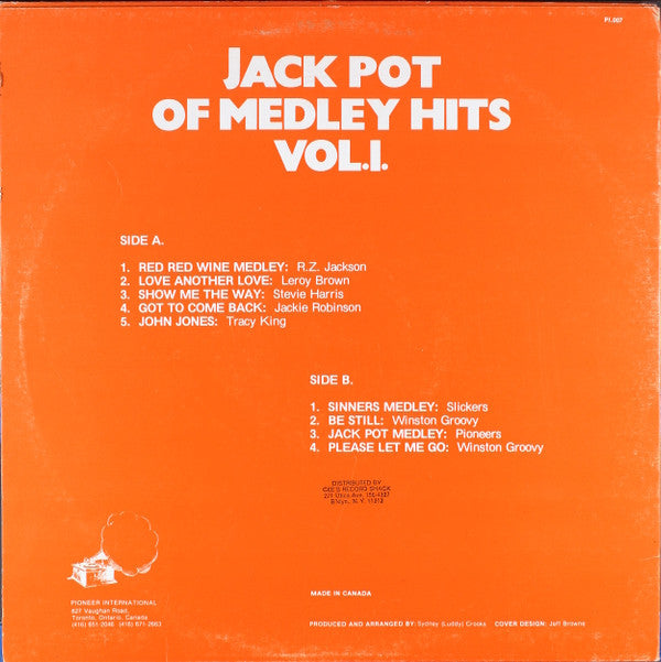 Various : Jack Pot Of Medley Hits Vol. 1. (LP, Comp)