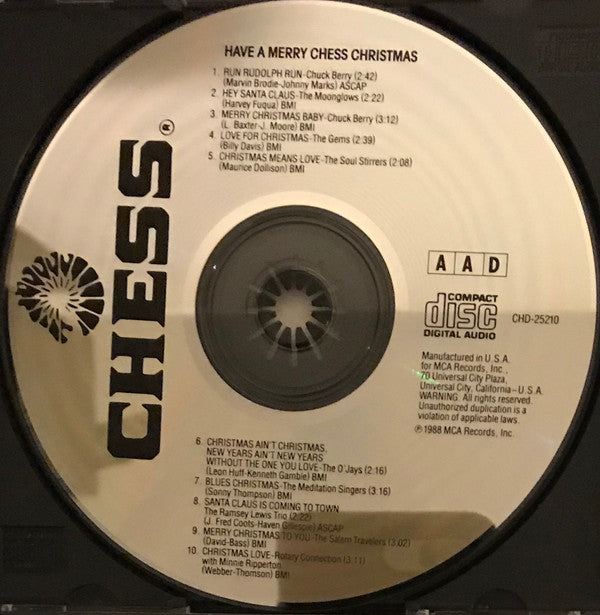 Various : Have A Merry Chess Christmas (CD, Comp)