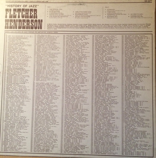 Fletcher Henderson And His Connie's Inn Orchestra : Fletcher Henderson And His Connie's Inn Orchestra (LP, Album)