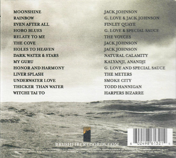 Jack Johnson And The Malloys : Thicker Than Water (Music From A Film By Jack Johnson And The Malloys) (CD, Album)