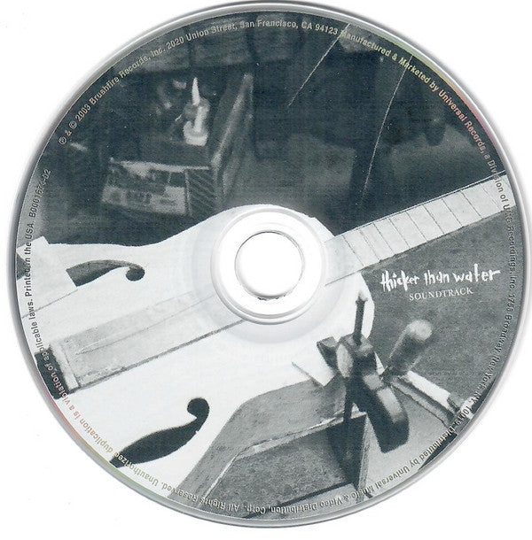 Jack Johnson And The Malloys : Thicker Than Water (Music From A Film By Jack Johnson And The Malloys) (CD, Album)
