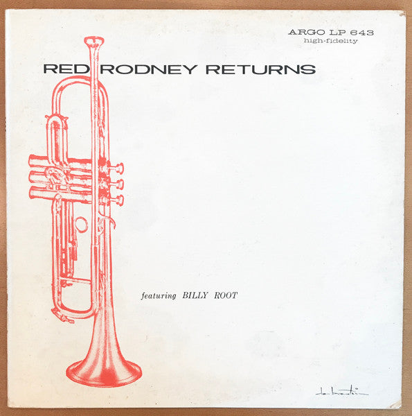 Red Rodney Featuring Billy Root : Red Rodney Returns (LP, Album, Mono, Promo)