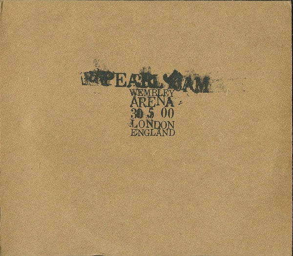 Pearl Jam : 30 5 00 - Wembley Arena - London, England (2xCD, Album, Tour)