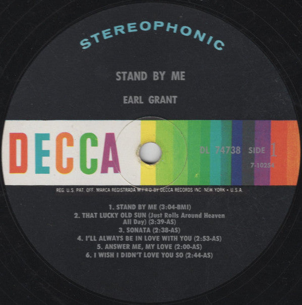 Earl Grant : Stand By Me (LP, Album)