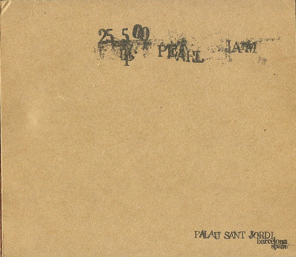 Pearl Jam : 25 5 00 - Palau Sant Jordi - Barcelona, Spain (2xCD, Album, Tour)
