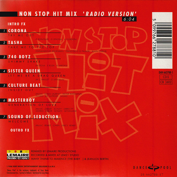 Various : Non Stop Hit Mix Party Box (5xCD, Single, Comp, Box)
